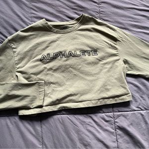 NWOT Alphalete Cropped Long Sleeve